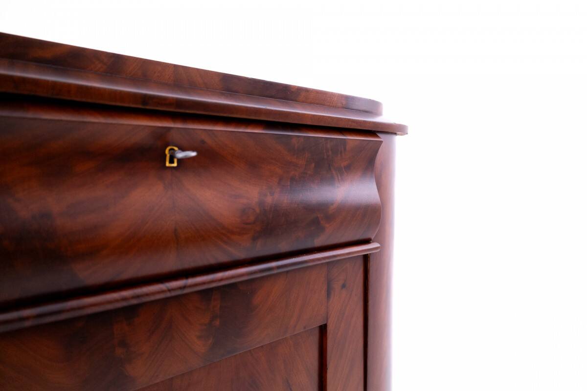 Antique corner chest of drawers, Northern Europe, circa 1880