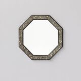 Mosaic Octagonal Mirror by Roger Vanhevel, Belgium, 1970s