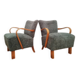 H 237 Armchairs by J. Halabala for Up Závody, Czechoslovakia, 1960s, Set of 2