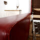 Red vintage sofa bed