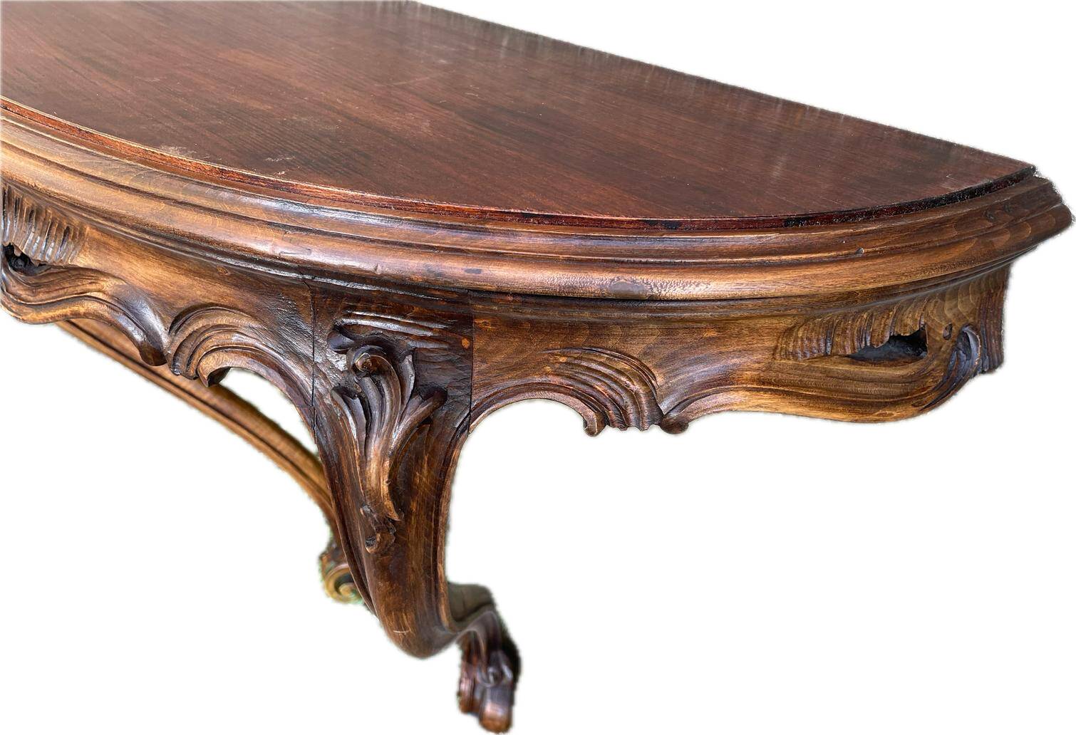 Louis XV Rocaille style console