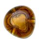 Cendrier Murano années 70 en verre soufflé