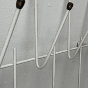 Minimalist German rope coat rack from the mid-century, 1960s.