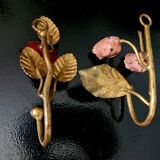 Decorative tiebacks / Coat hooks