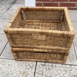 Vintage rattan chiffonier