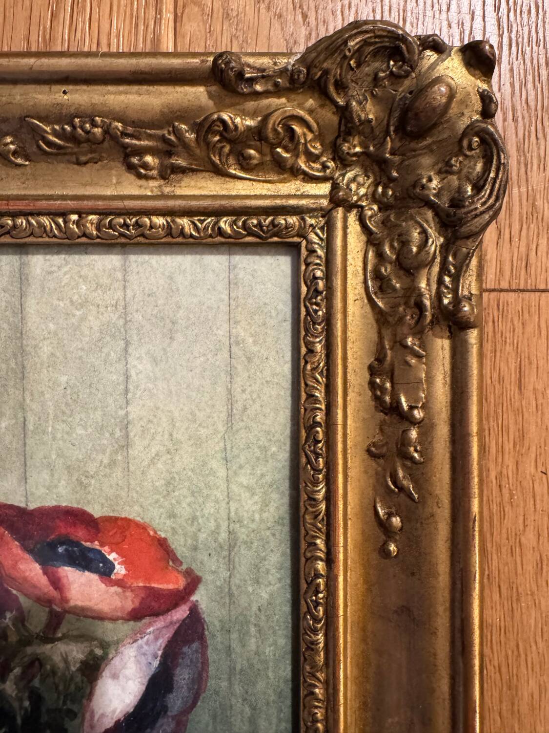 Still life with anemones, signed early 20th century