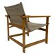 Vintage safari chair 1970's design easy chair