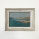 Painting "Seaside", oil on strong cardboard.