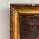 Huile sur toile nature morte aux cerises 19eme