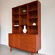 Vintage bookcase - wall cabinet teak Peter Løvig