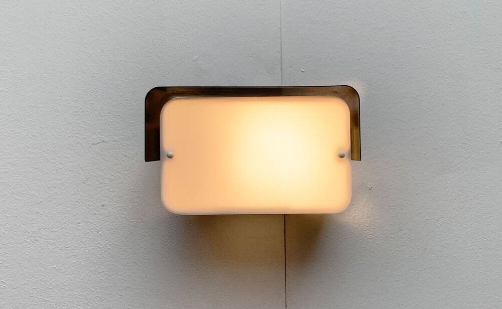 Minimalist wall lamp mid-century space, 1960s