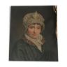 Oil on canvas Portrait of a woman