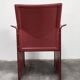 Chaises en cuir par Tito Agnoli pour Matteo Grassi, Modèle Korium, 1979