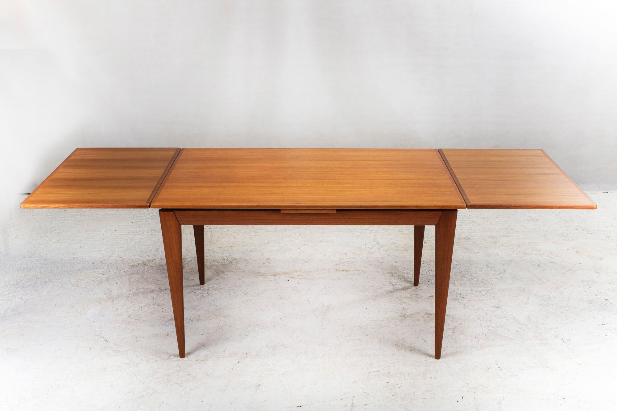 Danish extendable table teak No. 254 by Niels Otto Møller for JL Møllers, 1960s