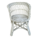 Woven wicker basket chair