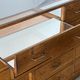2 Showcases furniture of loom with drawers oak wood jewelry Art Deco 1930' compass feet