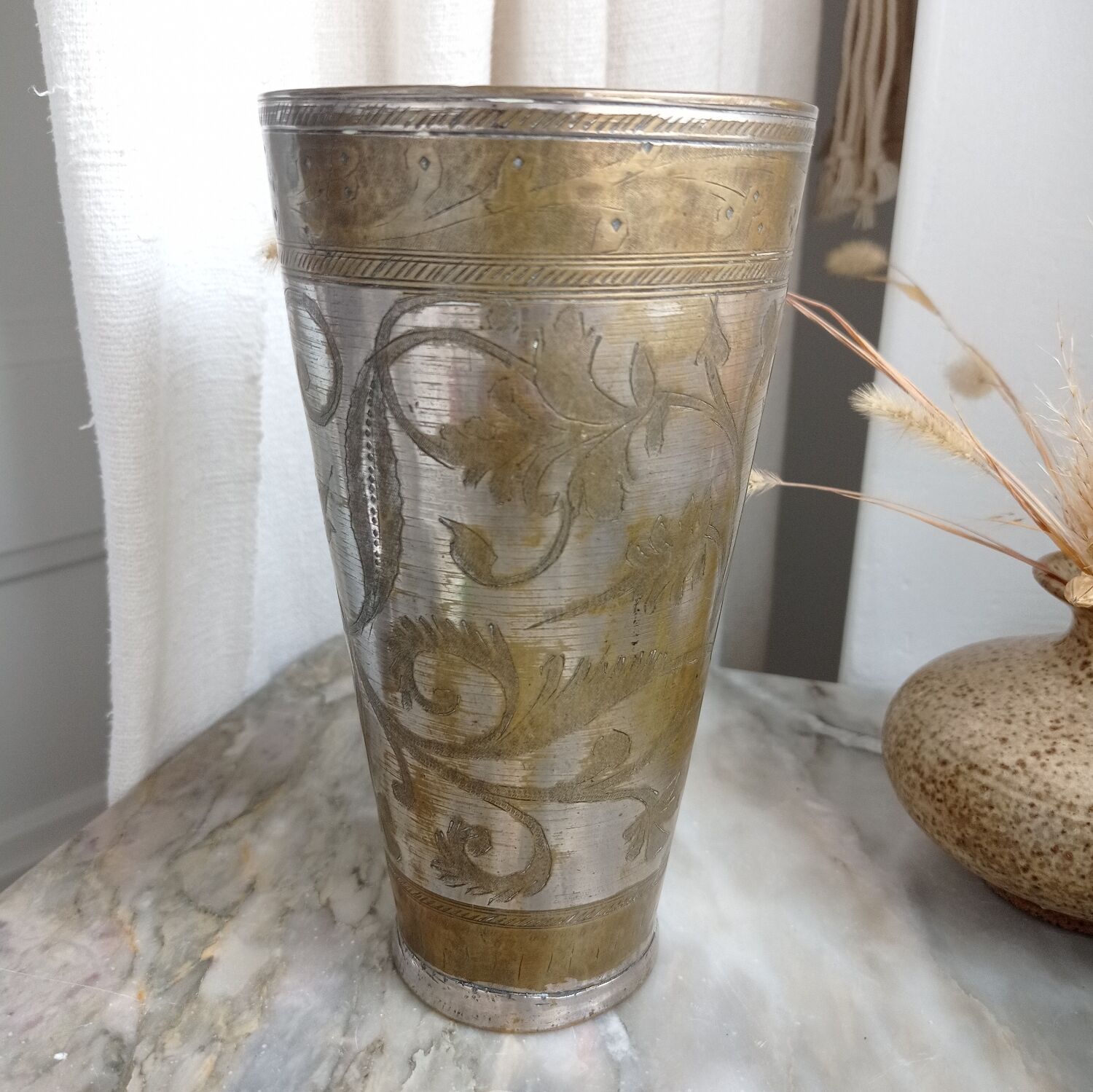 Indian lassi glass