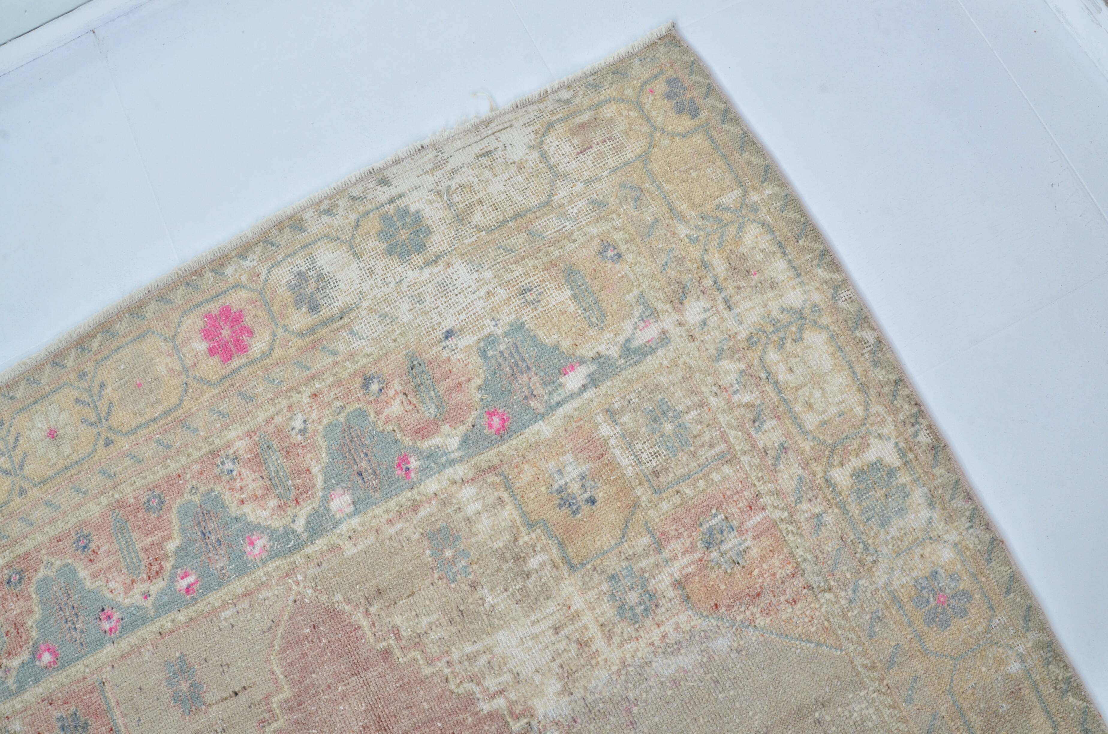 Oushak Turkish Vintage Rug sku 3308