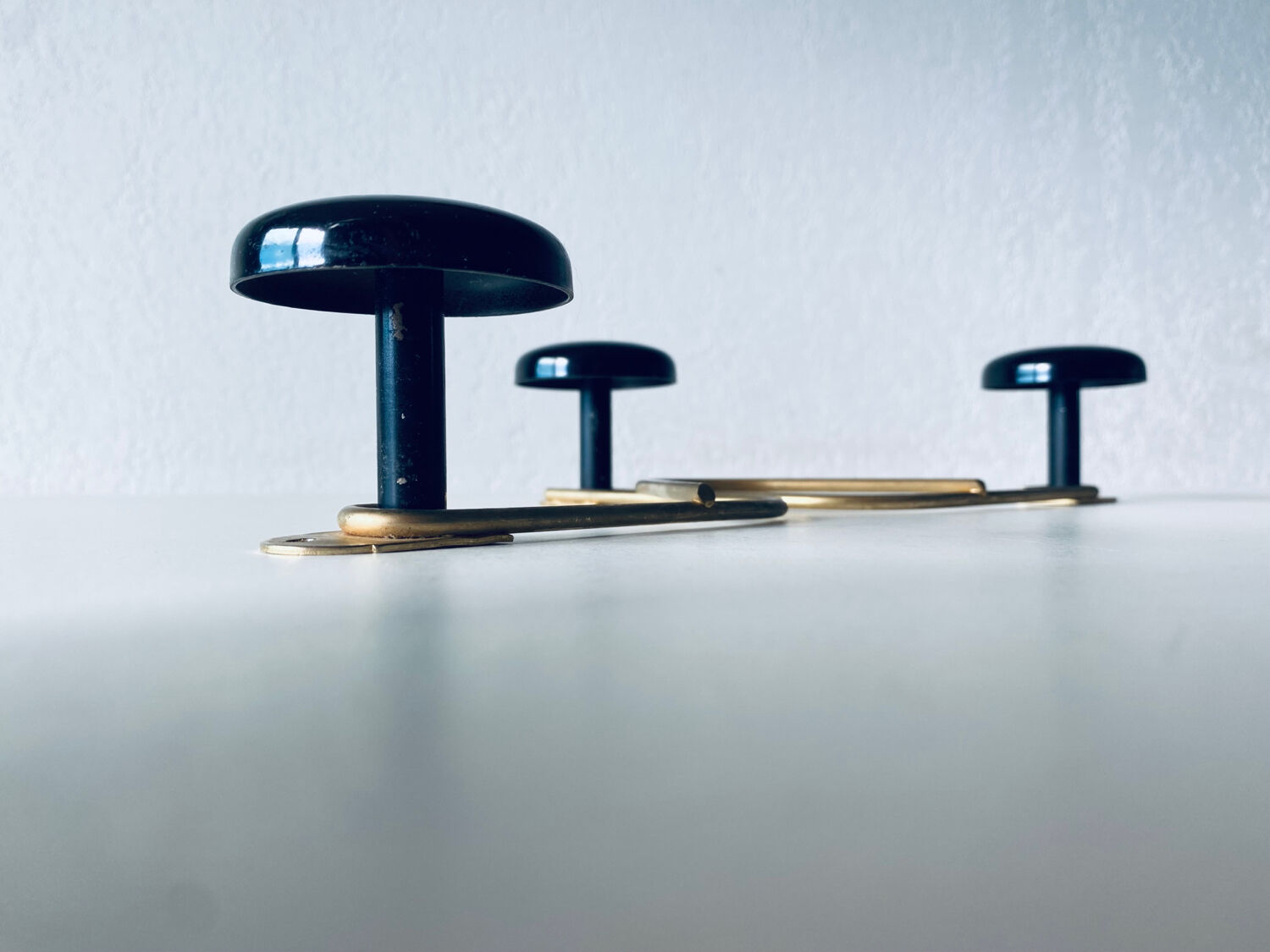 Vintage wall coat rack