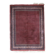 Handmade vintage Indian Seraband rug 204cm x 252cm 1970s