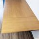 Extendable wooden and metal table, 80s