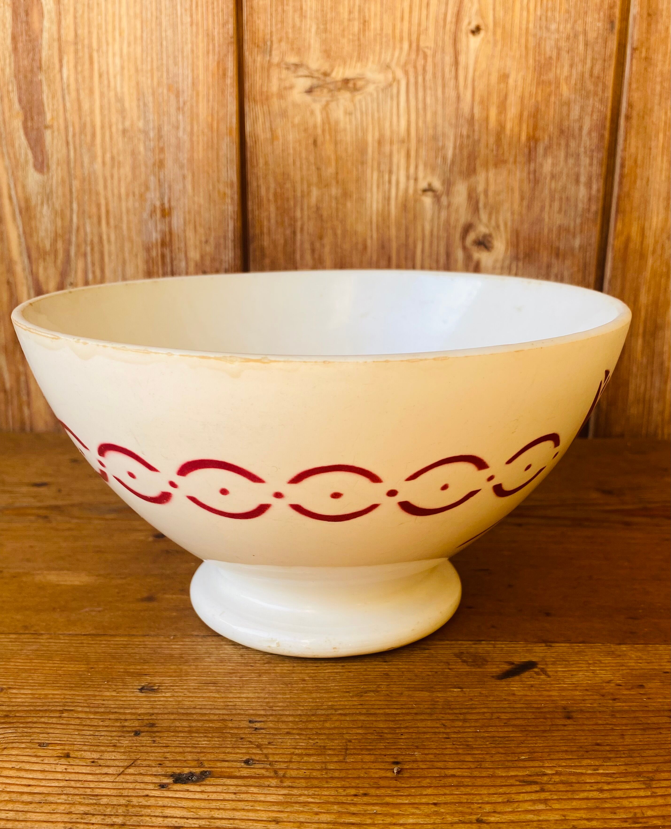 Duo of old bowls Digouin France