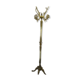 parrot coat rack in marble and brass