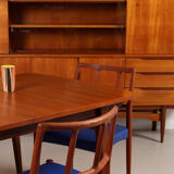 Scandinavian high row in teak