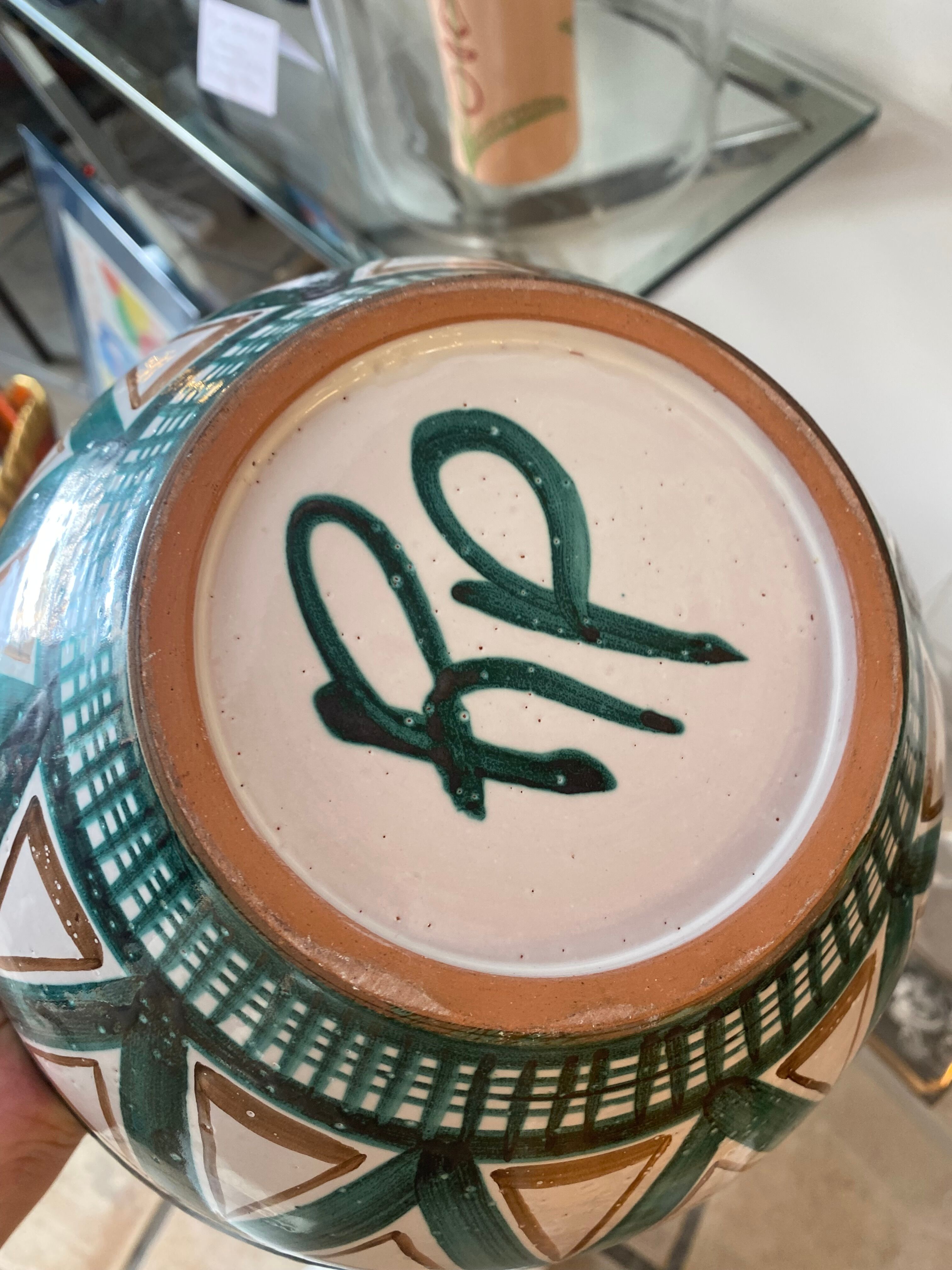 Large salad bowl Robert Picault Vallauris