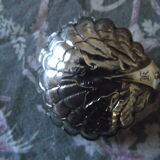 Cuillère de service argenterie en argent massif Art Nouveau