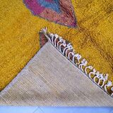 Handmade pure wool rug, size 100 x 200 cm
