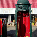 Public edicule made in sets for a former theater of Franche Comté