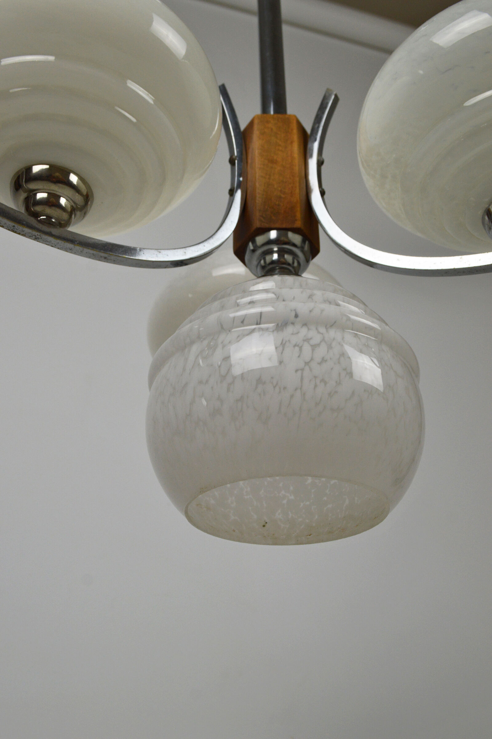 Art deco modernist chandelier, 1940