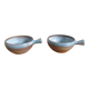 2 stoneware bowls Roger Jacques Saint Amand en Puisaye