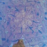 Marquetry dining table