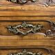 Louis XV style curved walnut chest of drawers