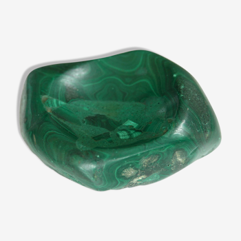 Coupelle en malachite années 70