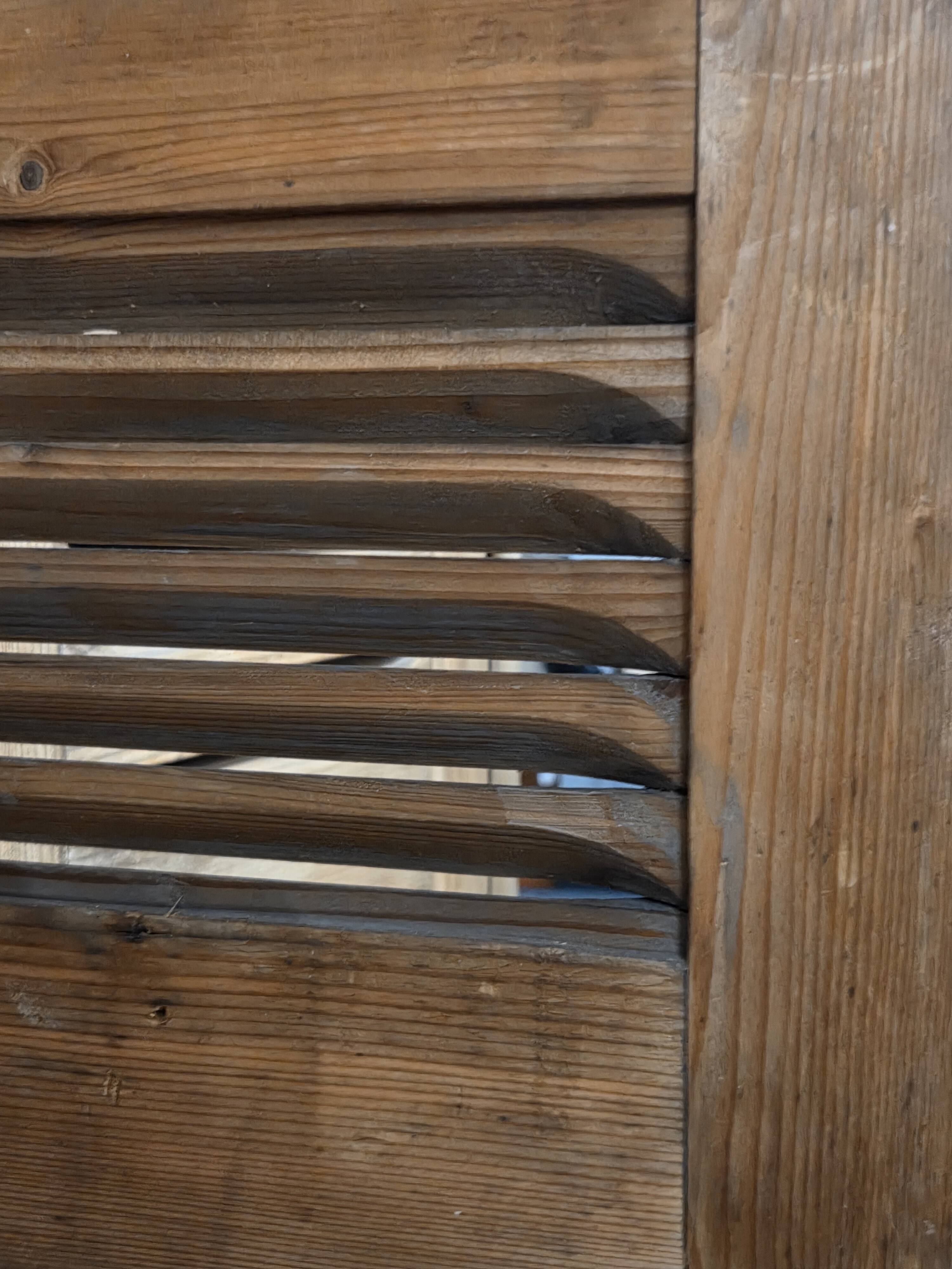 wooden changing room