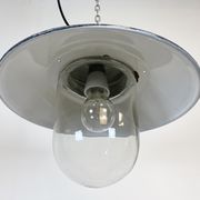 Vintage factory hanging lamp, 1970s
