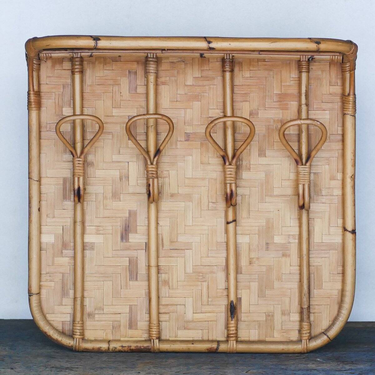 Porte-manteau en bambou de Franca Helg pour Albini, années 60