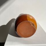 Two-tone brown ceramic wine pitcher H: 24cm