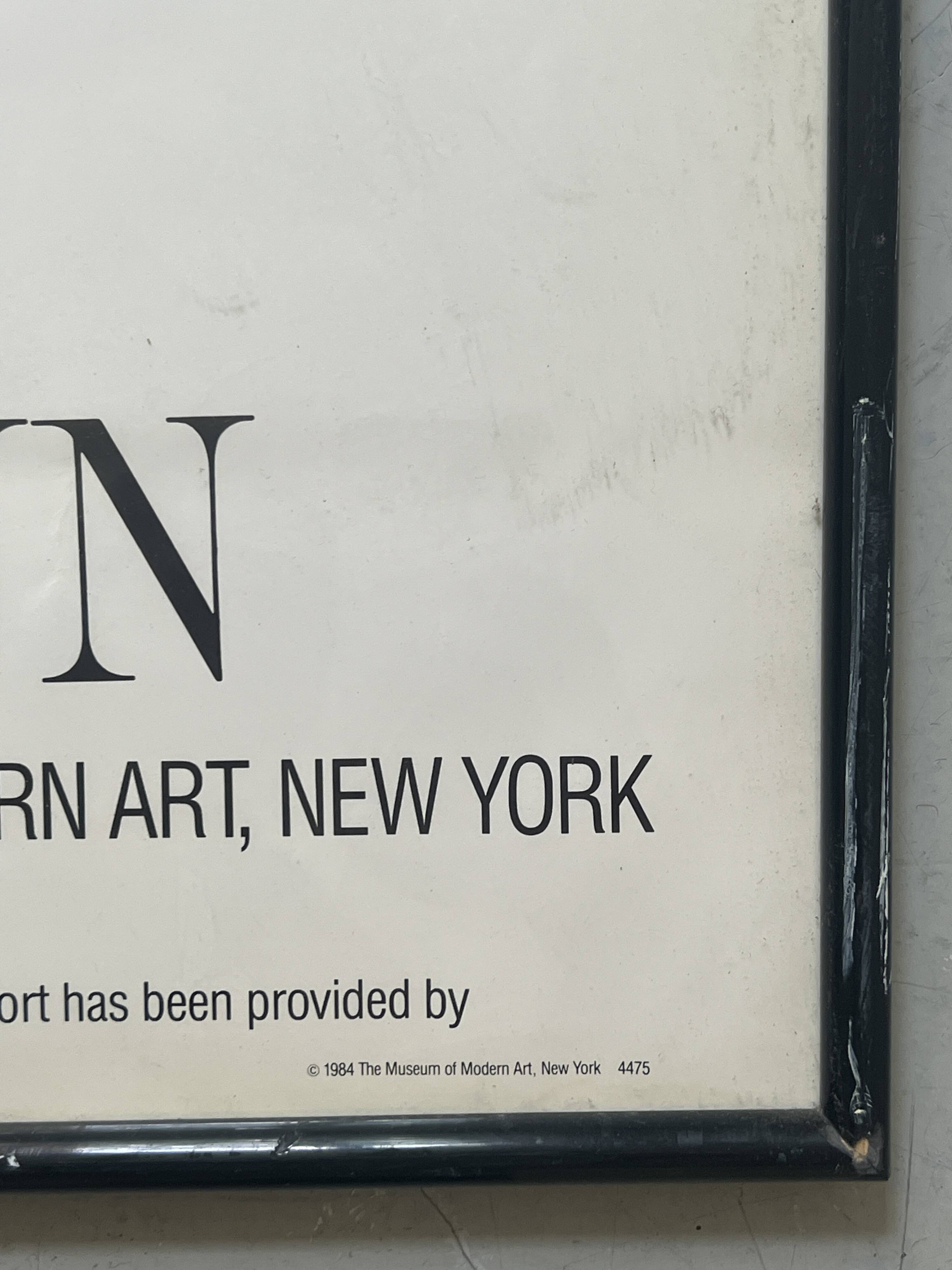 Original and official poster Moma New York, Irving Penn 1984