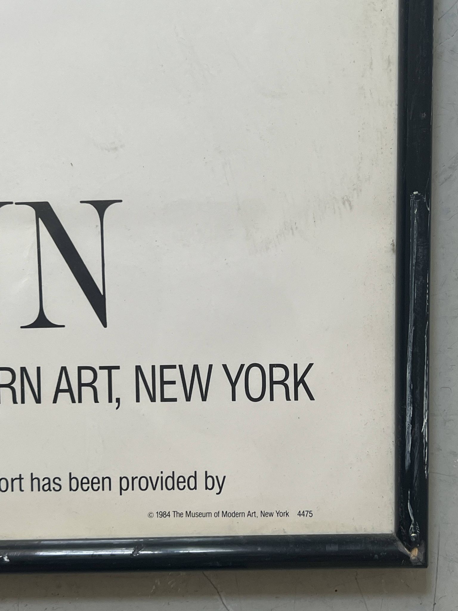 Original and official poster Moma New York, Irving Penn 1984