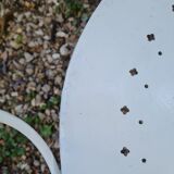 Garden furniture white wrought iron