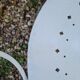 Garden furniture white wrought iron
