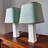 Pair of vintage Danish lamps 1980