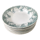 10 assiettes terre de fer. St Amand & Hamage. modèle Reigne