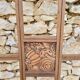 Art Deco wardrobe fully restored in raw wood.