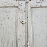 Ancienne double porte d’entrée en chêne