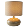 Ceramic table lamp in the style of Roger Capron with fern leaf Herbier motif, 1960s